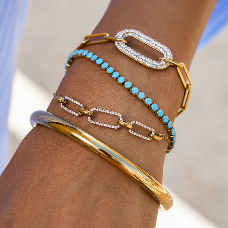 Bracelet Stainless Steel Ornament Women