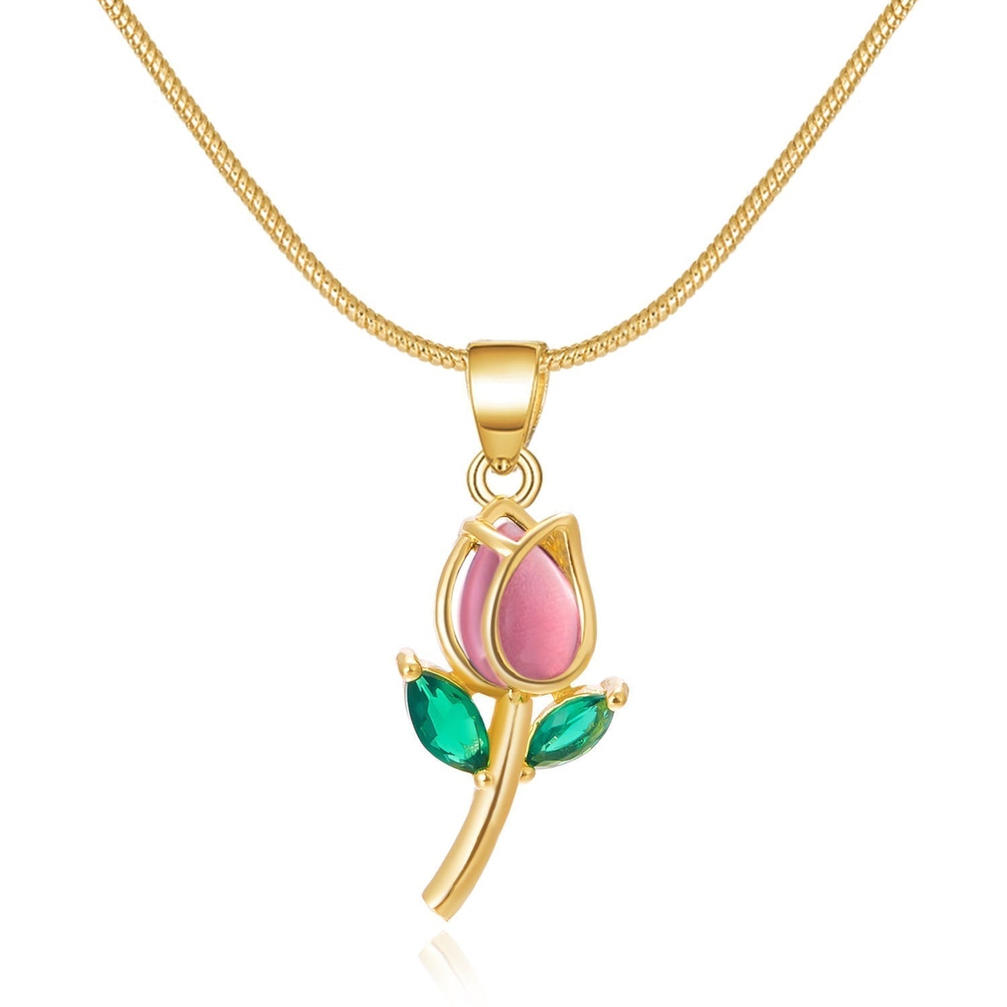 Elegant Tulip Necklace