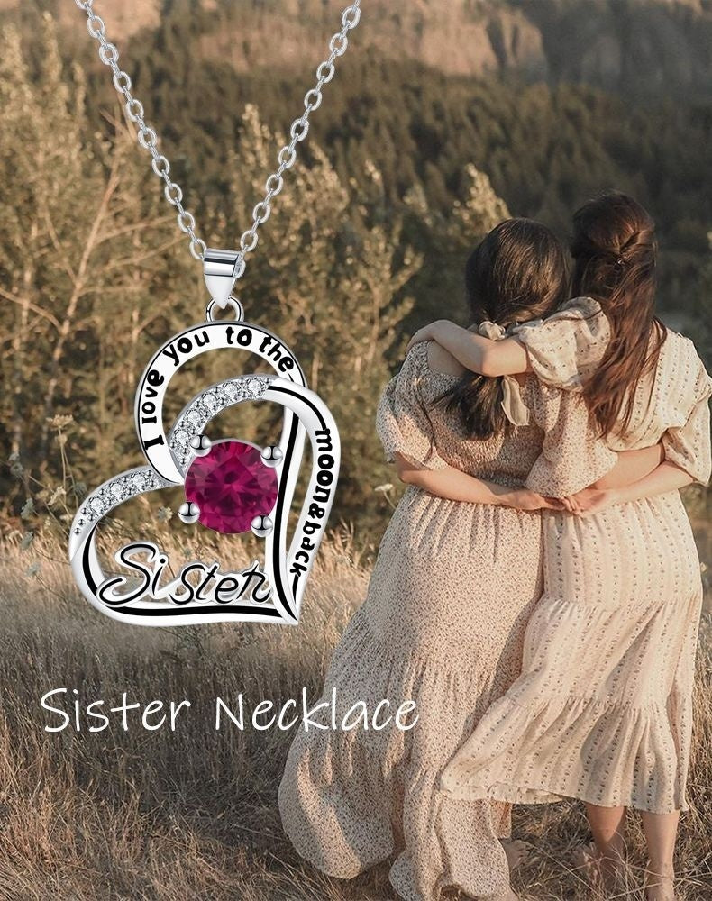 Sister Silver Necklace