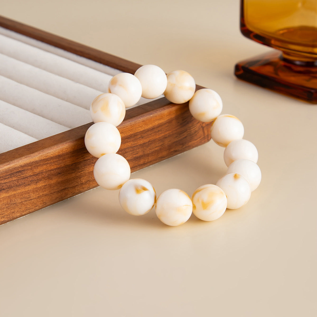 Beautiful Style Elastic String Beaded Bracelet Design Bracelet